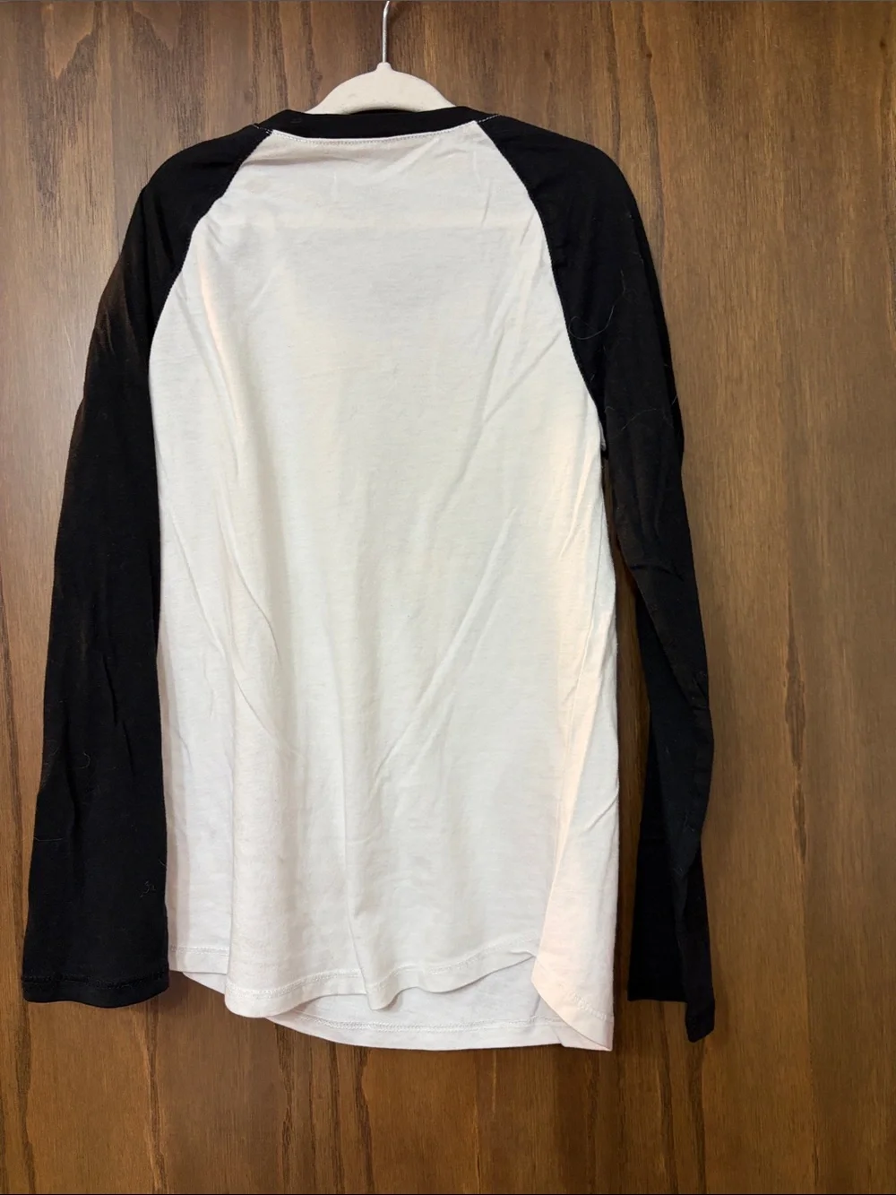 Justice Black & White 'Team Awesome' Unicorn Raglan Long Sleeve